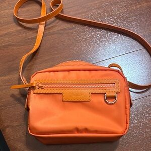 Longchamp Le Pliage Neo Crossbody Bag in Orange